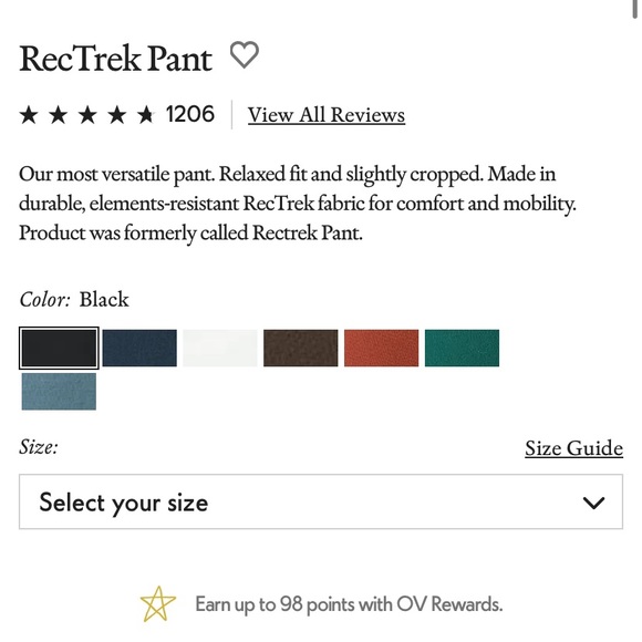 Outdoor Voices Black RecTrek Pants - Picture 6 of 16